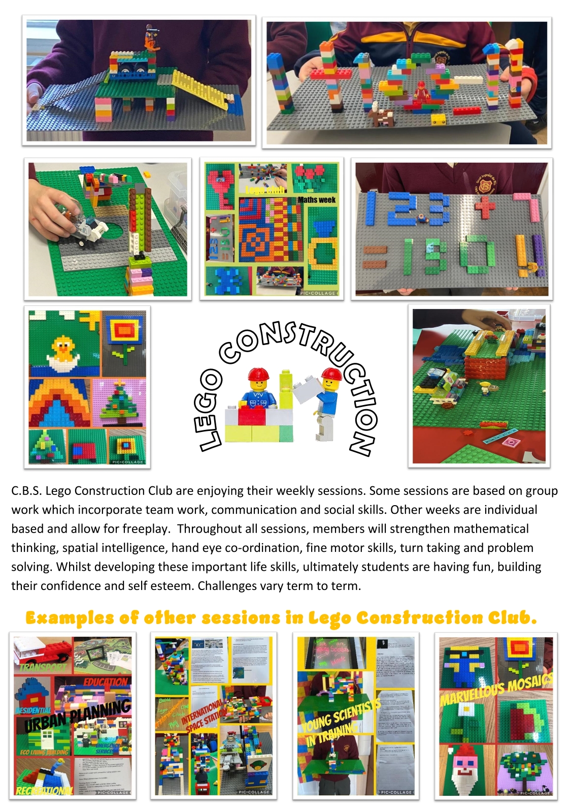 Lego Ris Lego Construction Club – Scoil Iognáid de Rís